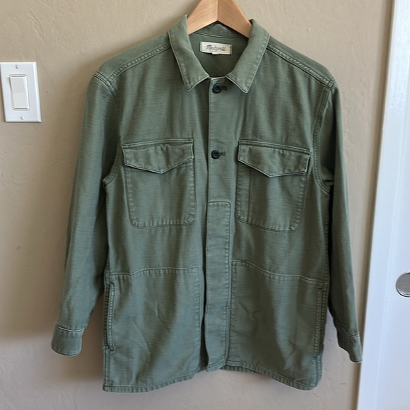 Madewell Military Shirt Jacket Size XS - Picture 5 of 7
